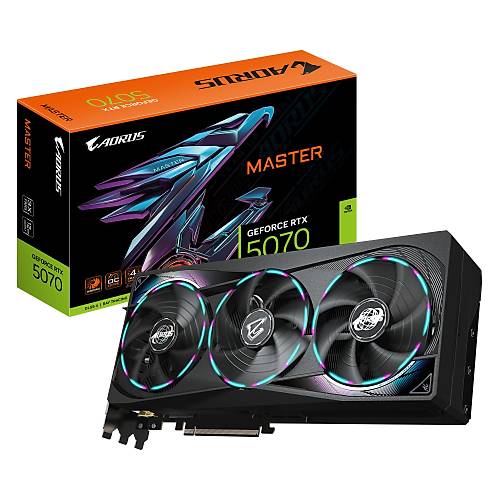 Gigabyte Aorus GeForce RTX 5070 Master 12GB 192bit GDDR7 GV-N5070AORUS M-12GD