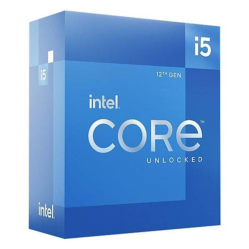 Intel Core i5 12600K Soket 1700 2.8GHz 20MB Cache lemci Fansz Kutulu