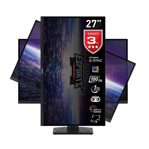 MSI G274PF 27 1920x1080 180Hz 1ms HDMI DP IPS Gaming Monitr