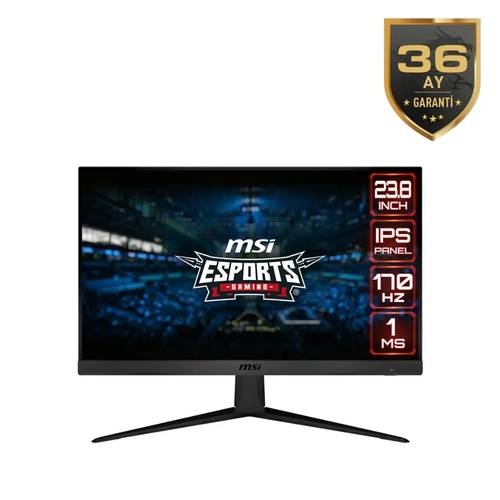 MSI G2412 23.8 1920x1080 170Hz 1ms HDMI DP IPS Gaming Monitr