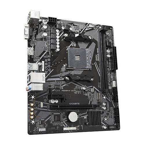 Gigabyte A520M-K V2 DDR4 5100MHz PCI-E Gen3 M.2 USB 3.2 VGA HDMI mATX AM4