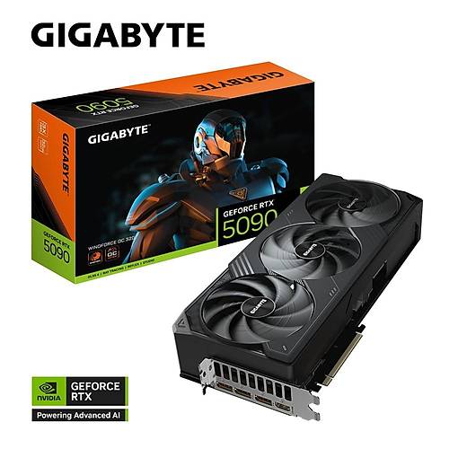 Gigabyte GeForce RTX 5090 WindForce OC 32GB 512bit GDDR7 GV-N5090WF3OC-32GD