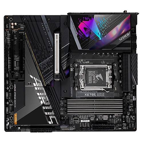 Gigabyte X670E AORUS XTREME 1.1 Wi-Fi DDR5 8000 MHz (OC) PCI-E Gen4 M.2 USB 3.2 DP HDMI 10G LAN Wi-Fi 6E E-ATX AM5