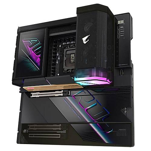 Gigabyte Z890 AORUS XTREME AI TOP DDR5 9500 MHz (OC) M.2 USB 3.2 Thunderbolt Wi-Fi 7 10G LAN E-ATX Soket 1851