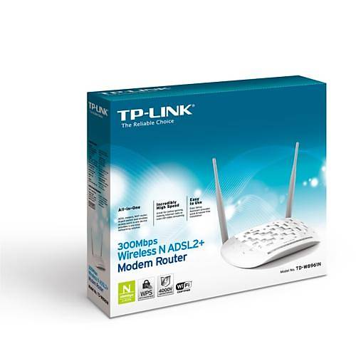 TP-Link TD-W8961N 2.4GHz 300Mbps Wi-Fi N ADSL2+ Modem Router