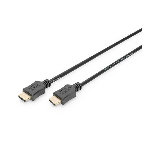 Digitus HDMI Kablo Altın Uçlu Siyah 2m FHD