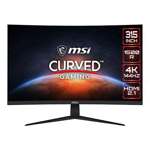 MSI G321CU 31.5 3840x2160 144Hz 1ms HDMI DP Type-C Curved Gaming Monitr