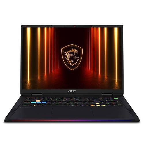 MSI Raider A18 HX A9WJG-091TR Ryzen 9 9955HX3D 64GB DDR5 2TB SSD 24GB RTX5090 18 UHD+ 120Hz Windows 11 Home