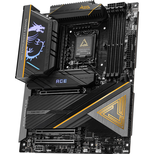 MSI MEG Z890 ACE DDR5 9200MHz (OC) USB 20Gbps 5xM.2 Thunderbolt 4 HDMI DP 10G LAN WiFi 7 ATX Soket 1851
