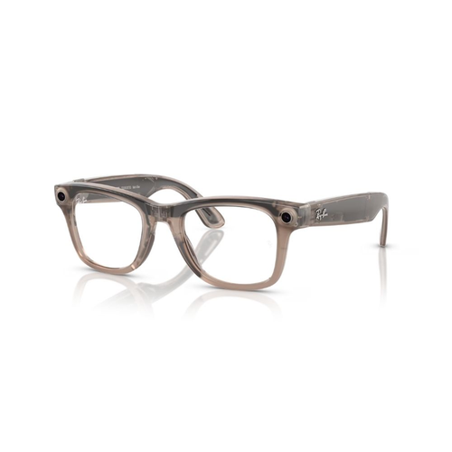 Ray-Ban Meta Wayfarer Ak�ll� G�zl�k Shiny Warm Stone Watermelon Red Transitions RW4006