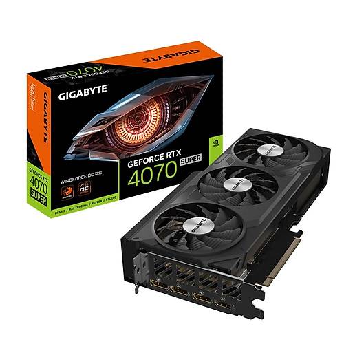 Gigabyte GeForce RTX 4070 Super Windforce OC 12G 12GB 192Bit GDDR6X GV-N407SWF3OC-12GD