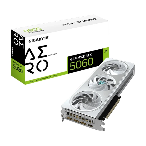 Gigabyte GeForce RTX 5060 AERO OC 8G 8GB 128Bit GDDR7 GV-N5060AERO OC-8GD