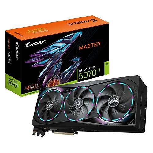 Gigabyte Aorus GeForce RTX 5070 Ti Master 16GB 256bit GDDR7 GV-N507TAORUS M-16GD