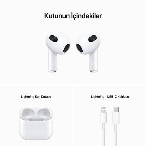 Apple Airpods 3 Nesil Kulaklk MPNY3TU/A