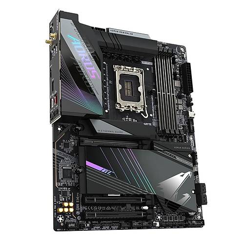 Gigabyte Z790 AORUS PRO X WIFI7 Wi-Fi DDR5 8266 MHz (OC) PCI-E Gen5 M.2 USB 3.2 DP HDMI 5G LAN Wi-Fi 7 ATX Soket 1700