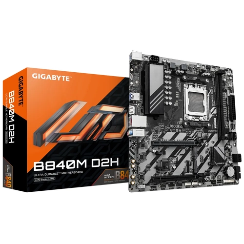 Gigabyte B840M D2H DDR5 7600MHz (OC) HDMI 2xM.2 2.5G LAN Micro-ATX AM5