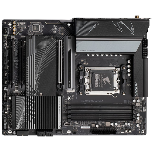 Gigabyte X670 AORUS ELITE AX Wi-Fi DDR5 8000 MHz (OC) PCI-E Gen4 M.2 USB 3.2 HDMI 2.5G LAN Wi-Fi 6E ATX AM5