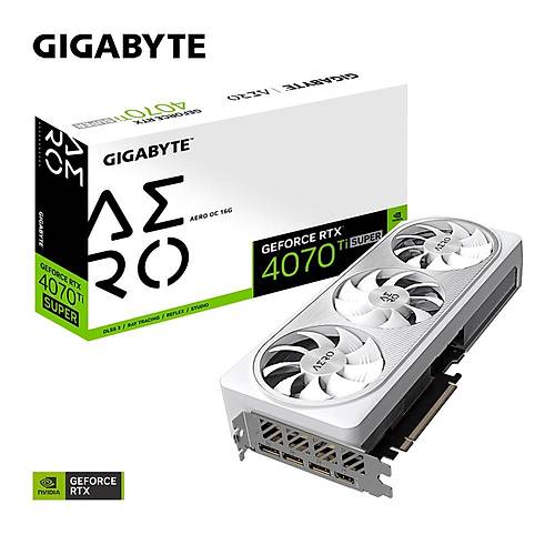 Gigabyte GeForce RTX 4070 Ti Super Aero OC 16G 16GB 256Bit GDDR6X GV-N407TSAERO OC-16GD