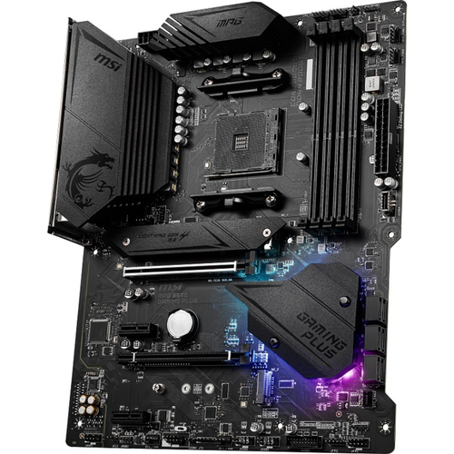 MSI MPG B550 GAMING PLUS DDR4 4400MHz (OC) HDMI DP M.2 USB 3.2 RGB ATX AM4