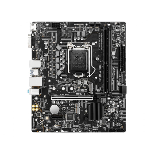 MSI H510M-A PRO DDR4 3200MHz PCI-E Gen 4 M.2 USB 3.2 1x1G LAN mATX Soket 1200