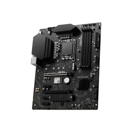 MSI PRO Z790-S WiFi DDR5 6600MHz (OC) PCI-E Gen 5 M.2 USB 3.2 DP HDMI 1x2.5G LAN WiFi 6E ATX Soket 1700