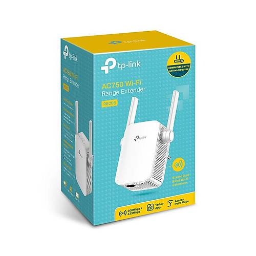 TP-Link RE205 AC750 5GHz 433Mbps Dual Band Wi-Fi Menzl Geniletici