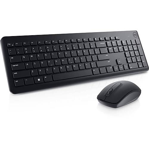 Dell KM3322W ngilizce Kablosuz Klavye Mouse Set Siyah