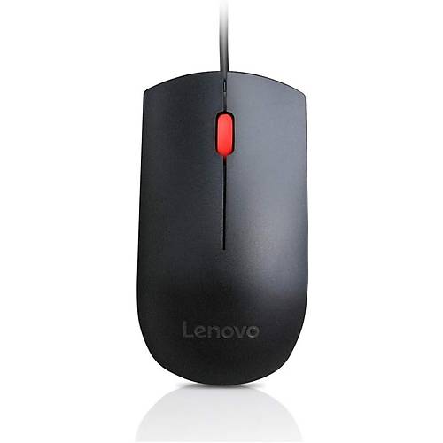 Lenovo Essential Optik Kablolu Mouse Siyah