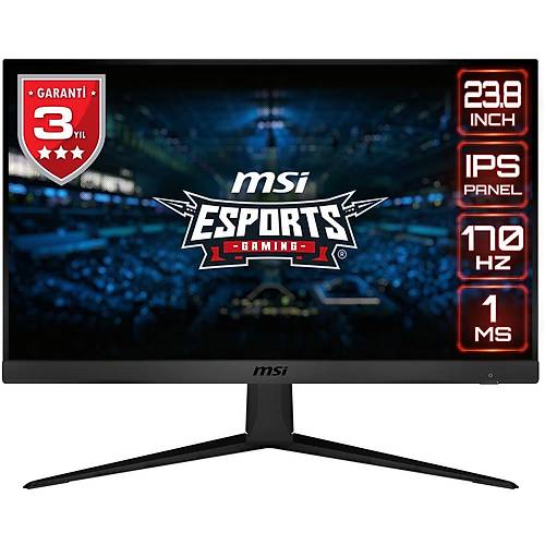 MSI G2412 23.8 1920x1080 170Hz 1ms HDMI DP IPS Gaming Monitr