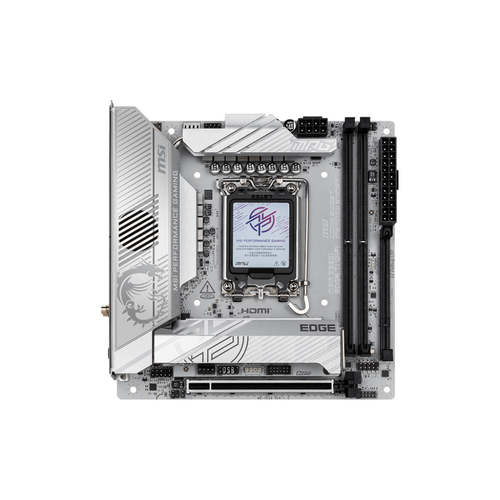 MSI MPG Z890I EDGE Ti WiFi DDR5 8600MHz (OC) USB 20Gbps 4xM.2 Thunderbolt 4 HDMI 2xDP 5G LAN WiFi 7 mini ITX Soket 1851