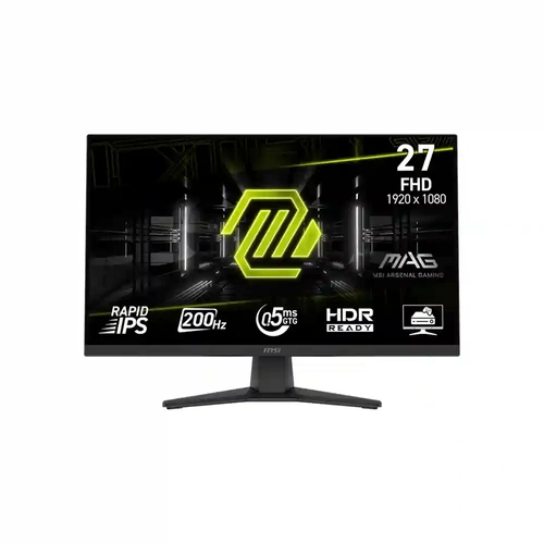 MSI MAG 272F 27 1920x1080 FHD 200Hz 0.5ms HDMI DP FreeSync Premium IPS Gaming Monitr