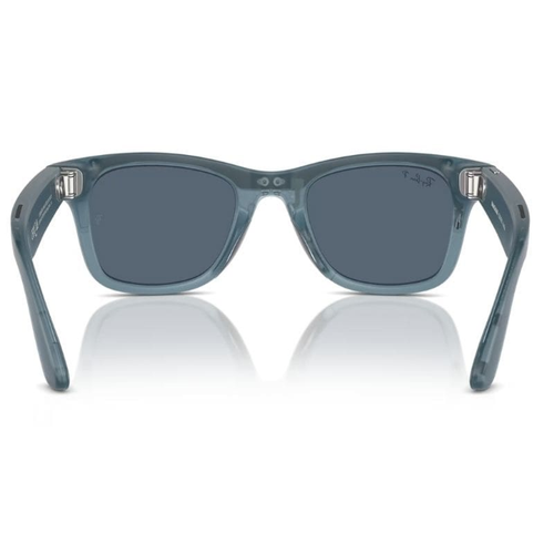 Ray-Ban Meta Wayfarer Ak�ll� G�zl�k Mat Mavi Polarize Mavi