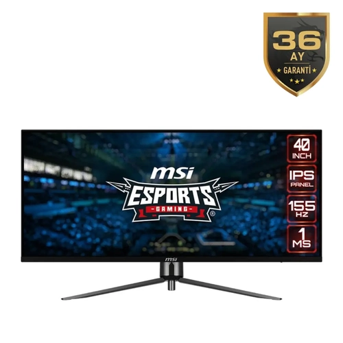 MSI MAG401QR 40 3440x1440 155Hz 1ms HDMI DP Type-C HDR 400 IPS Gaming Monitr