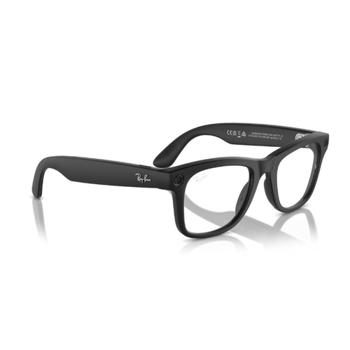 Ray-Ban Meta Wayfarer Ak�ll� G�zl�k Mat Siyah �effaf I���a G�re Koyula�an Cam Rengi