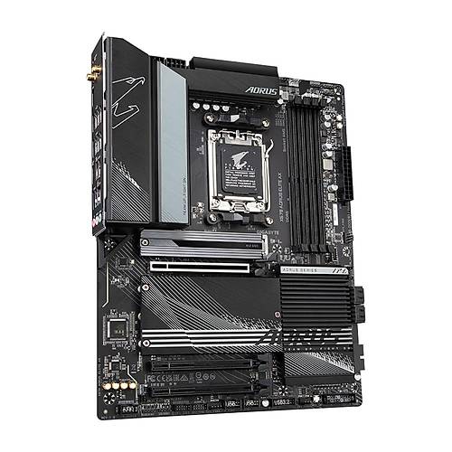 Gigabyte X670 AORUS ELITE AX Wi-Fi DDR5 8000 MHz (OC) PCI-E Gen4 M.2 USB 3.2 HDMI 2.5G LAN Wi-Fi 6E ATX AM5