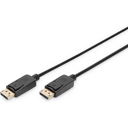 Digitus DisplayPort Kablo Siyah 5 Metre 4K AK-340100-050-S