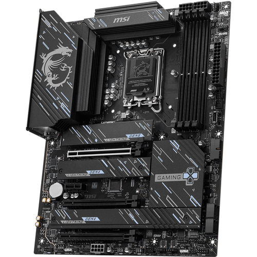 MSI Z890 GAMING PLUS WiFi DDR5 9200MHz (OC) USB 20Gbps 4xM.2 Thunderbolt 4 HDMI DP 5G LAN WiFi 7 ATX Soket 1851
