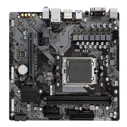 Gigabyte B650M S2H DDR5 6400MHz PCI-E Gen4 M.2 USB 3.2 VGA DP HDMI 1G LAN mATX AM5