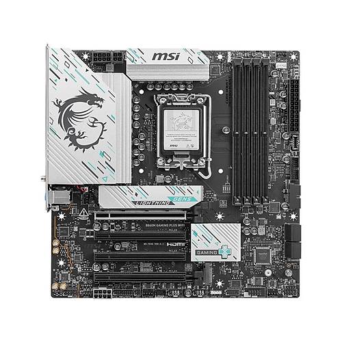 MSI B860M GAMING PLUS WiFi DDR5 8600MHz (OC) 3xM.2 Thunderbolt 4 HDMI DP 5G LAN WiFi 7 mATX Soket 1851