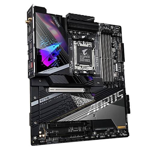 Gigabyte X670E AORUS XTREME 1.1 Wi-Fi DDR5 8000 MHz (OC) PCI-E Gen4 M.2 USB 3.2 DP HDMI 10G LAN Wi-Fi 6E E-ATX AM5