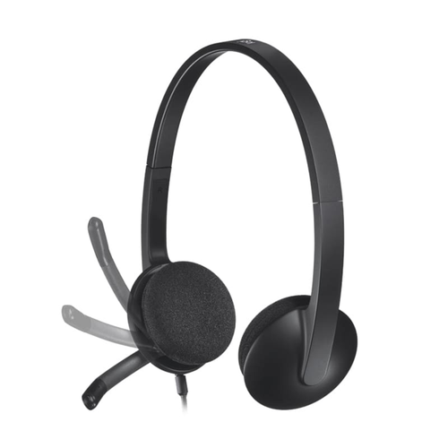 Logitech H340 Mikrofonlu Kulakl�k Siyah 981-000475