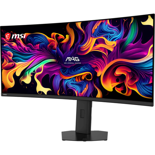 MSI MAG 341CQP QD-OLED X28 34 3440x1440 UWQHD 280Hz 0.03 ms Curve 1800R HDMI DP Type-C RJ45 Vesa Display HDR True Black 500 Adaptive Sync QD-OLED Gaming Monit�r