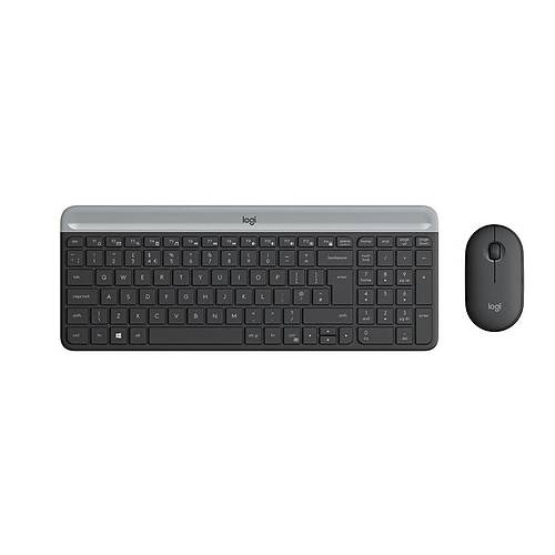 Logitech MK470 nce Kablosuz Klavye Mouse Set Siyah 920-009435