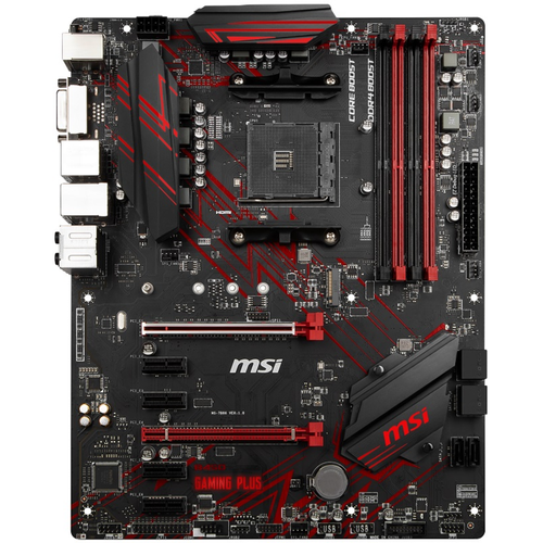 MSI B450 GAMING PLUS MAX DDR4 3466MHz (OC) DVI HDMI USB 3.2 ATX AM4