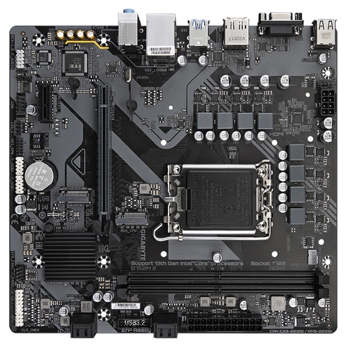 Gigabyte B760M E DDR5 7200 MHz (OC) 2xM.2 1G LAN Micro-ATX Soket 1700