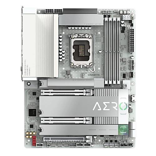 Gigabyte Z890 AERO G DDR5 9200 MHz (OC) M.2 USB 2.0 USB 3.2 Thunderbolt Wi-Fi 7 2.5G LAN ATX Soket 1851