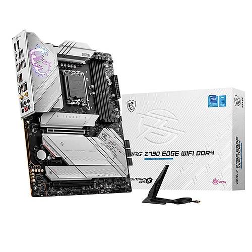 MSI MPG Z790 EDGE WiFi DDR4 5333MHz (OC) PCI-E Gen 5 M.2 USB 3.2DP HDMI 1x2.5G LANWiFi 6E ATX Soket 1700