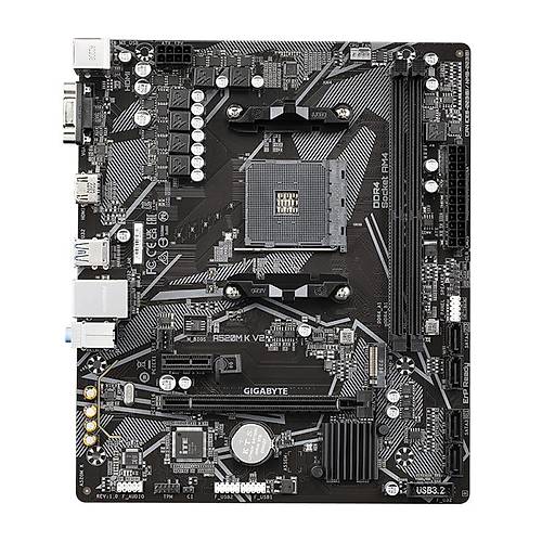 Gigabyte A520M-K V2 DDR4 5100MHz PCI-E Gen3 M.2 USB 3.2 VGA HDMI mATX AM4