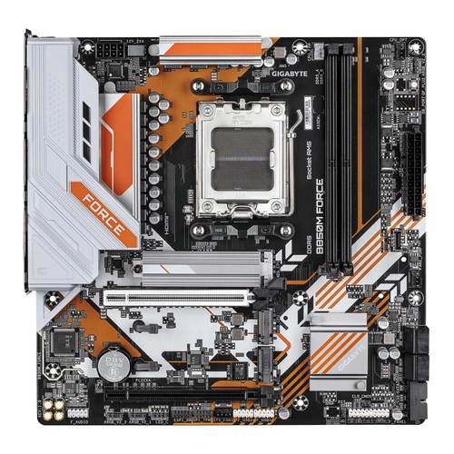 Gigabyte B850M FORCE DDR5 9200 MHz (OC) 3xM.2 DP 2.5G LAN Micro-ATX Soket AM5