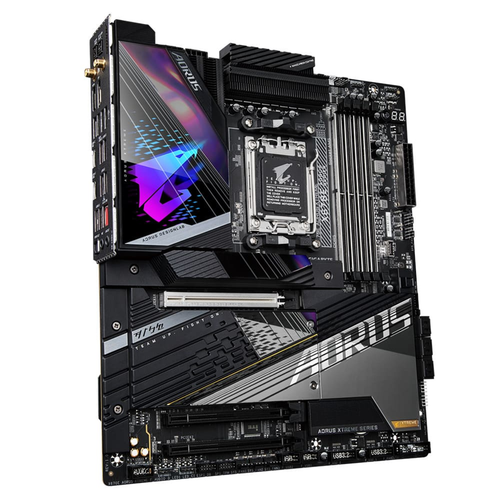 Gigabyte X670E AORUS XTREME 1.1 Wi-Fi DDR5 8000 MHz (OC) PCI-E Gen4 M.2 USB 3.2 DP HDMI 10G LAN Wi-Fi 6E E-ATX AM5